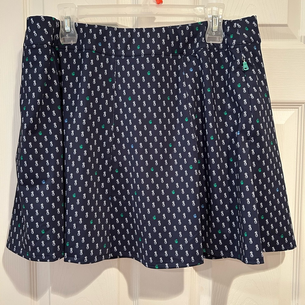 Ralph Lauren X Navy Blue Pineapple Patterned Skort in excellent condition.